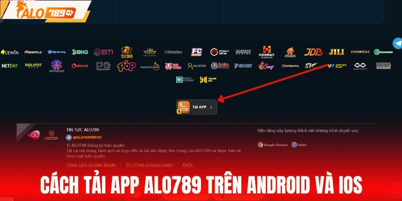 Cách tải app ALO789 trên Android và IOS